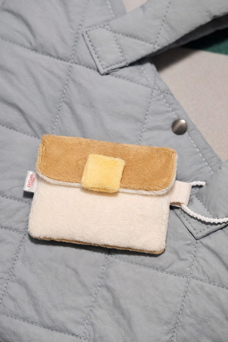 [MADE] ふわふわパンケーキポーチ