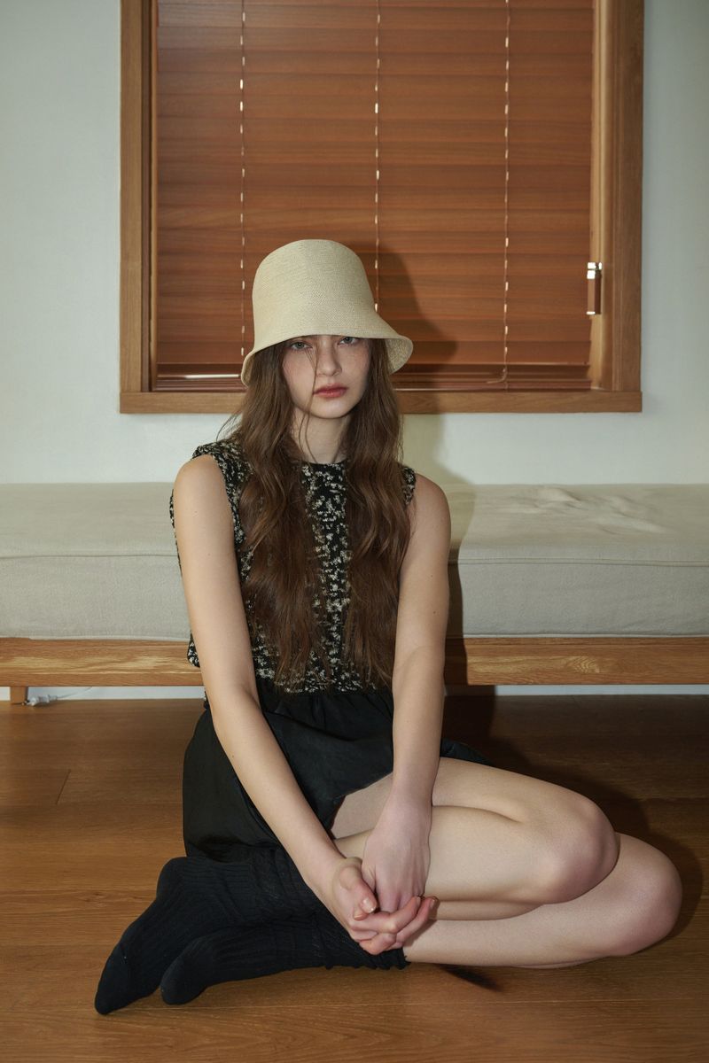 CHINO bucket hat_lightbeige