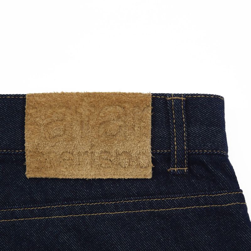 1/2 ROUX BASE UNIFORM LIGHT DENIM PANTS (BLUE)