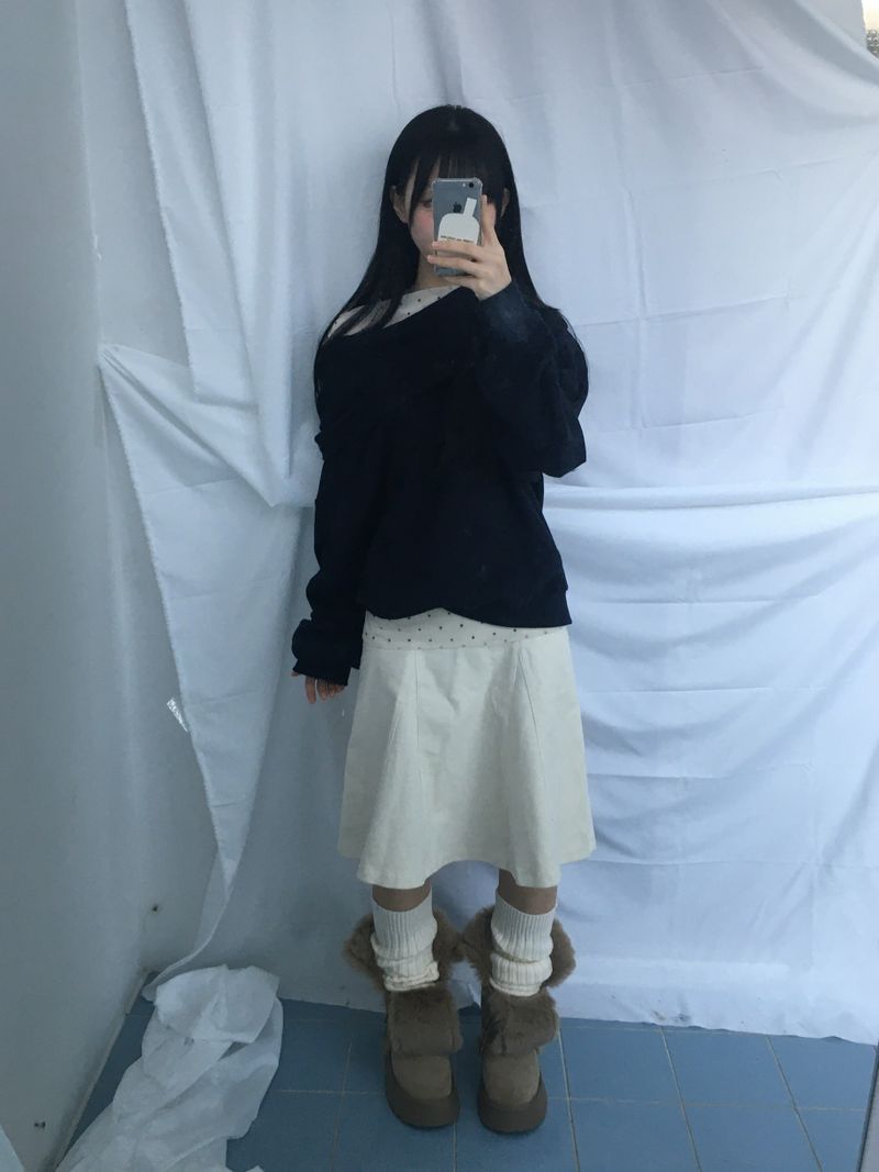 Suede Rabbit Fur Boots