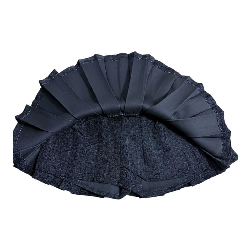 Wool pleated skirt
