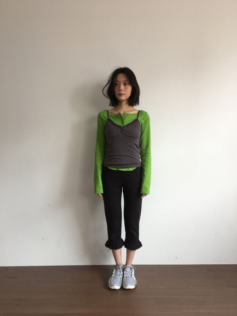 Liège button boat neck t-shirt (3color)