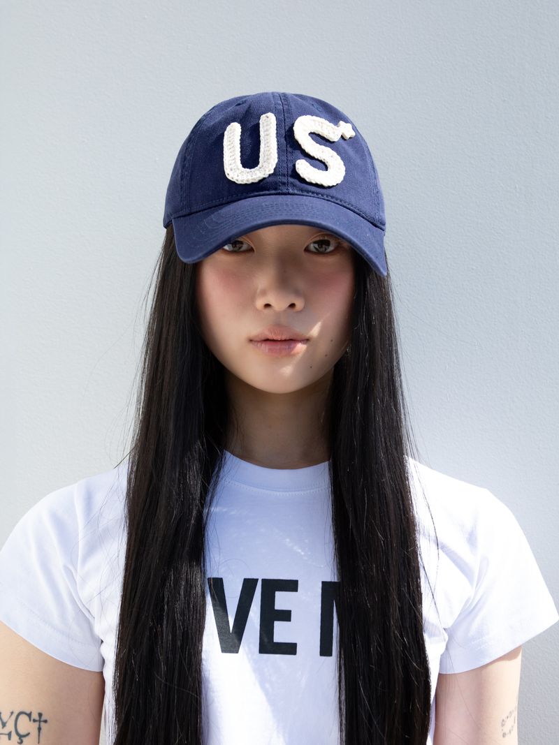 SSESEB（セセブ）の「US クロシェ キャップ / ネイビー（帽子）」