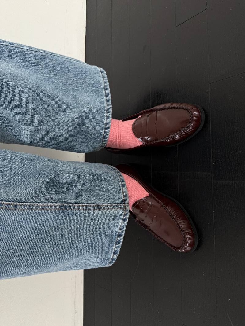 shirring loafer