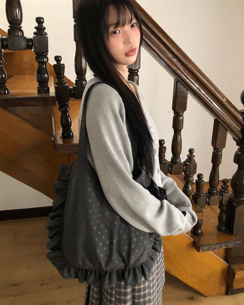 Gael Dot Frill Shoulder Bag