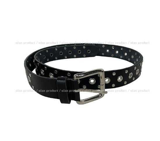 35mm Real Cowhide Eyelet Belt