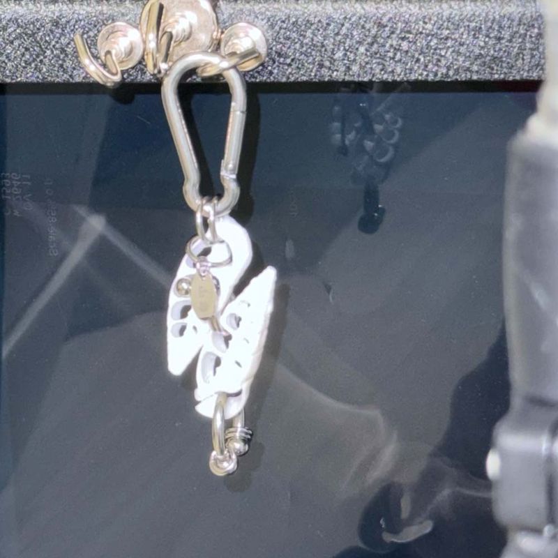 shell piercing keyring