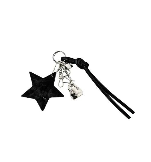 Star Stud Shirring Shoulder Bag