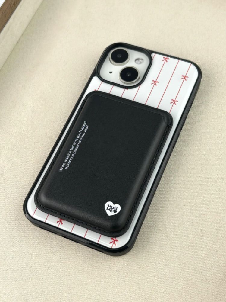 Strip Ribbon Magsafe Glass Bumper Case