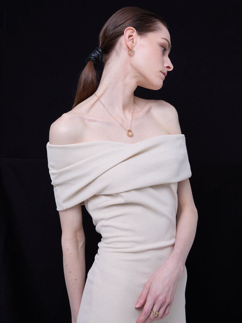 Multi Hash Tag Large Necklace (Gold)