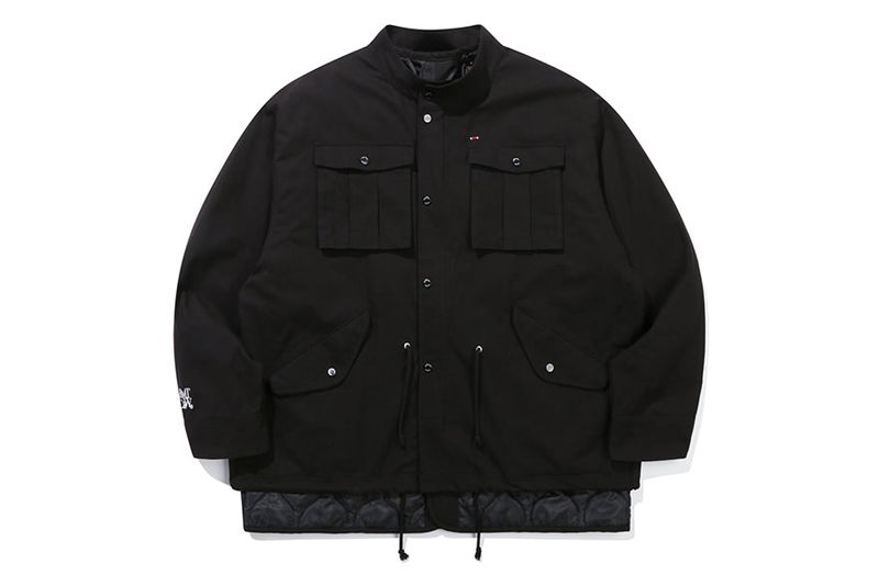 RECENT LOGO M65 PARKA_BLACK