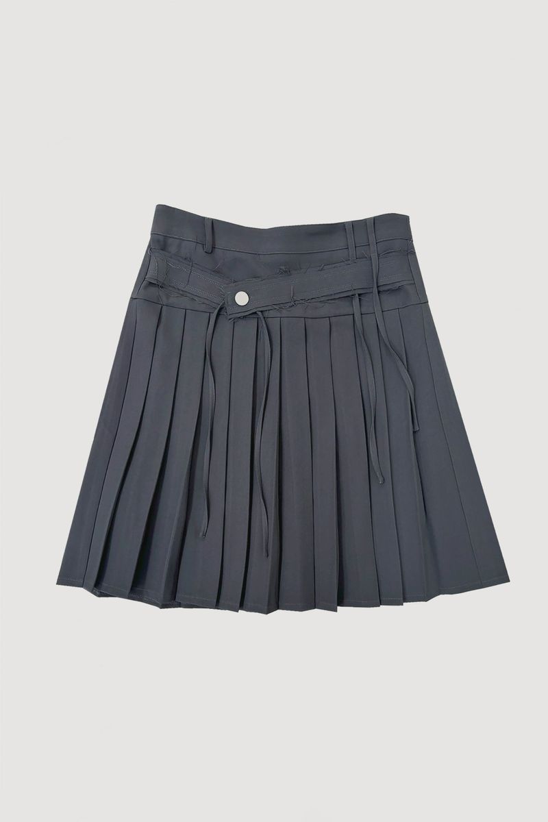 PLEATED MIDI SKIRT
