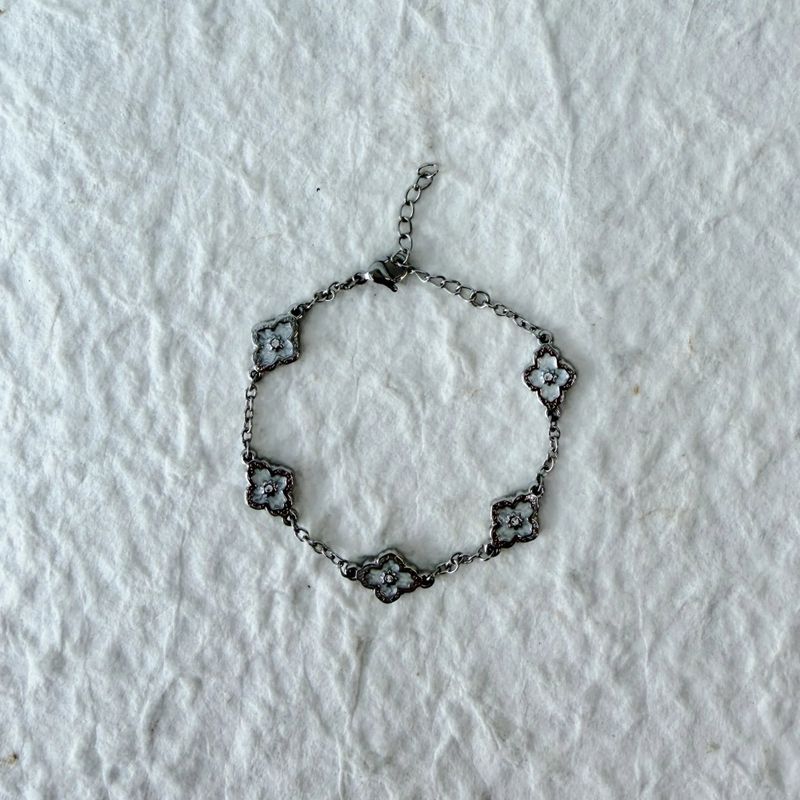 Silver Bloom Bracelet