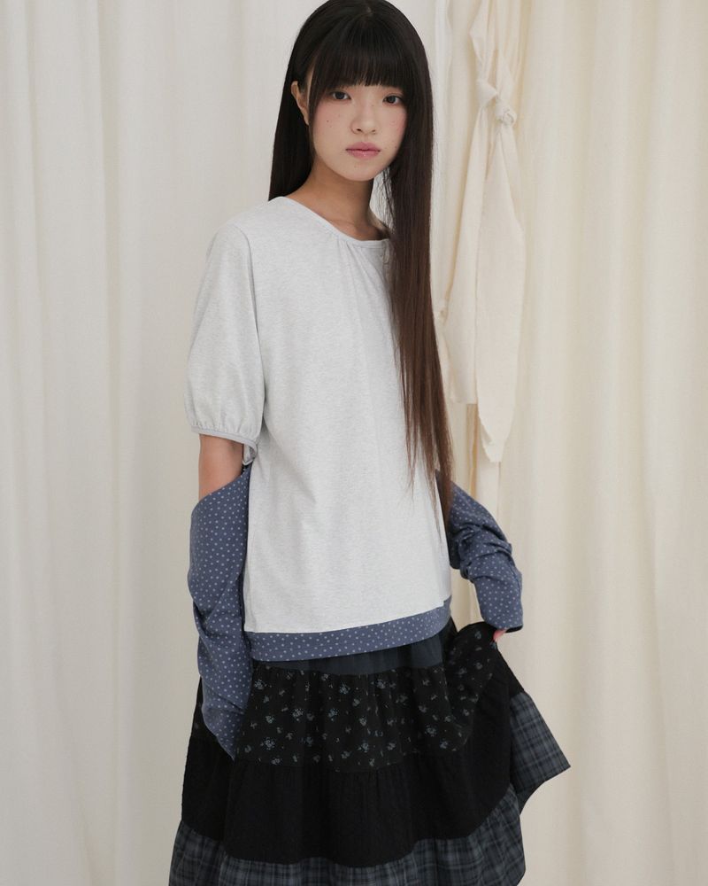 STARRY PENDANT BACK RIBBON TOP