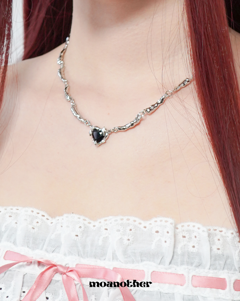 (illit Moka,Aespa Karina,Viviz Eunha Pick!)Twinkle Heart Necklace