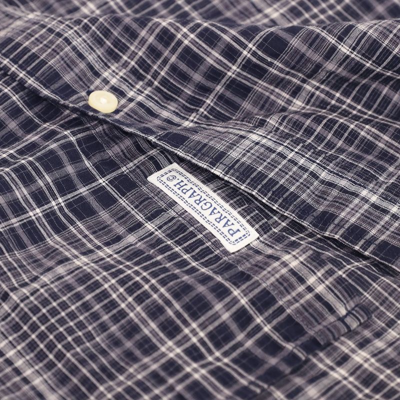 PARAGRAPH CRINKLE CHECK SHIRT