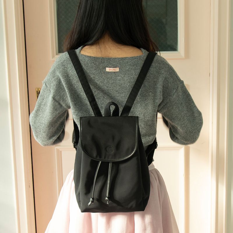 nylon backpack_black