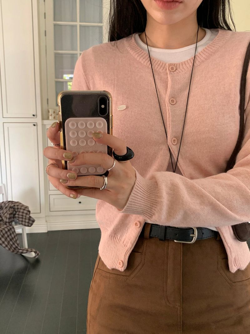 [MADE] MIETTE CASHMERE ROUND CARDIGAN