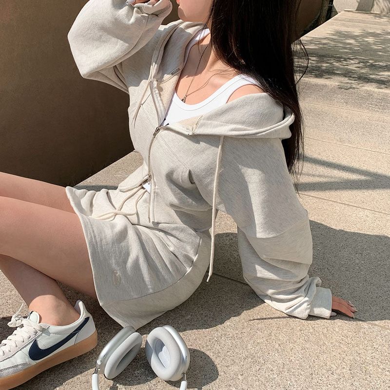 [Bellide made]Sporty two-way two-piece set