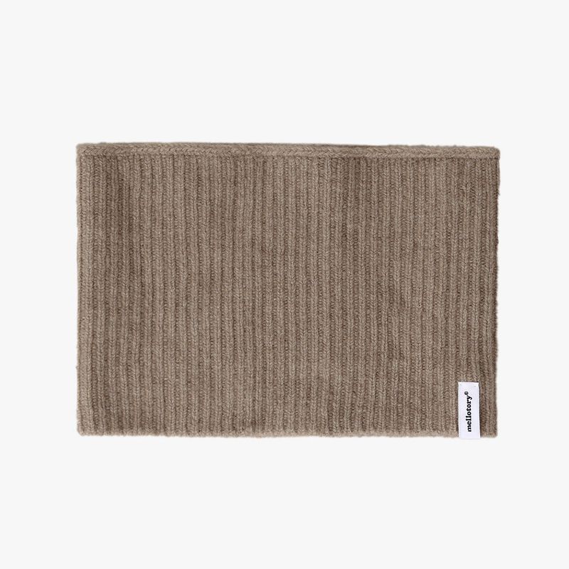 [CASHMERE 100%] CASHMERE BASIC HAIR BAND (BROWN)