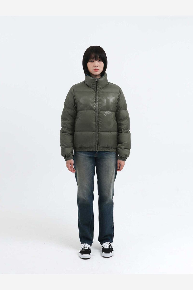 1/2 BASIC SAFARI DOWN JACKET (KHAKI)