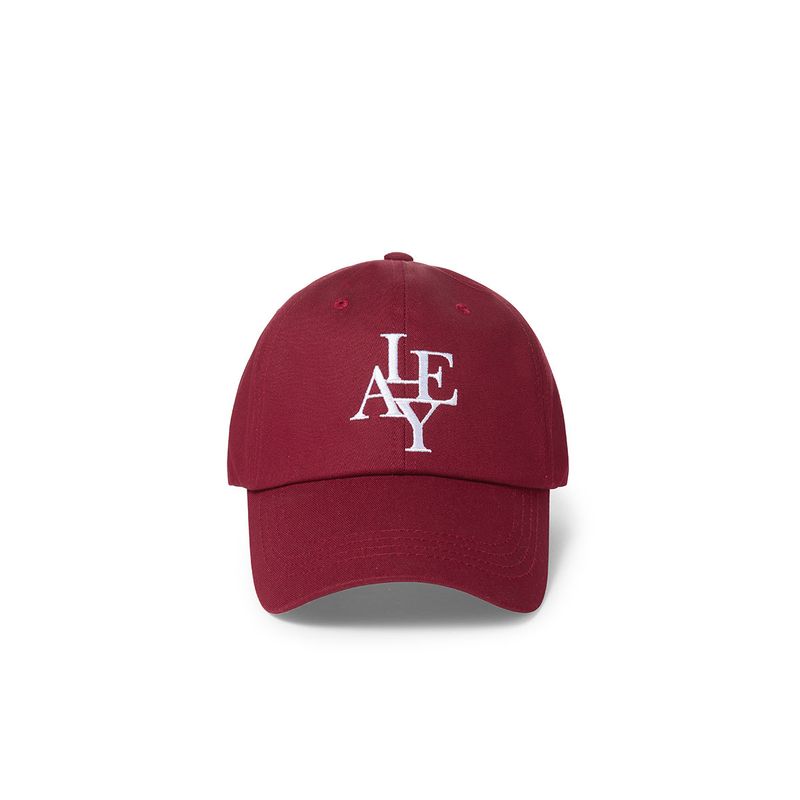 LE AREVEY SYMBOL BALLCAP BURGUNDY