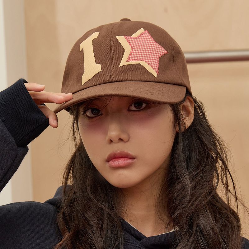 YK Check Applique Ball Cap
