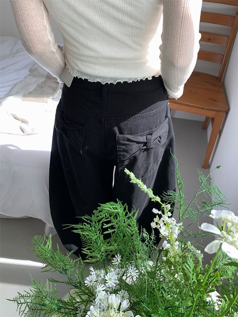 RIBBON BALLOON PANTS (2C)