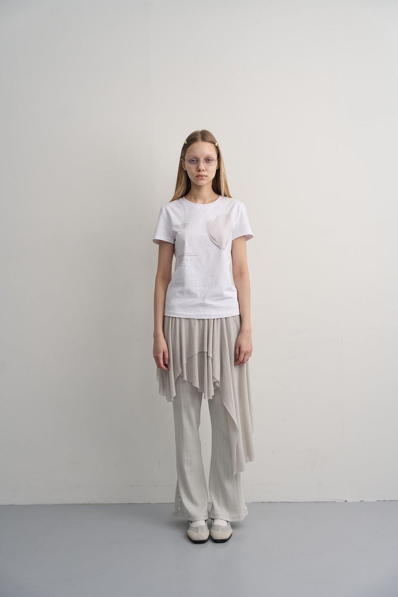 HEART PRINT T-SHIRT 