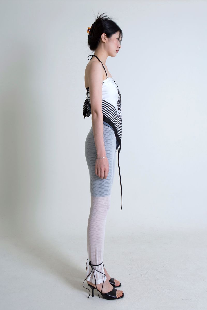 GRAPHIC SCARF [BLACK