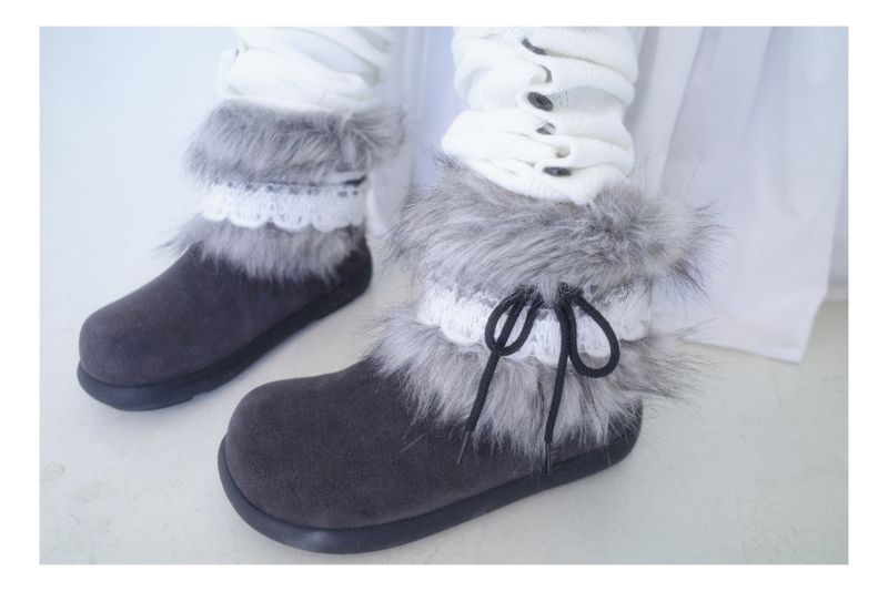 Nui Ribbon Fur Ugg Boots