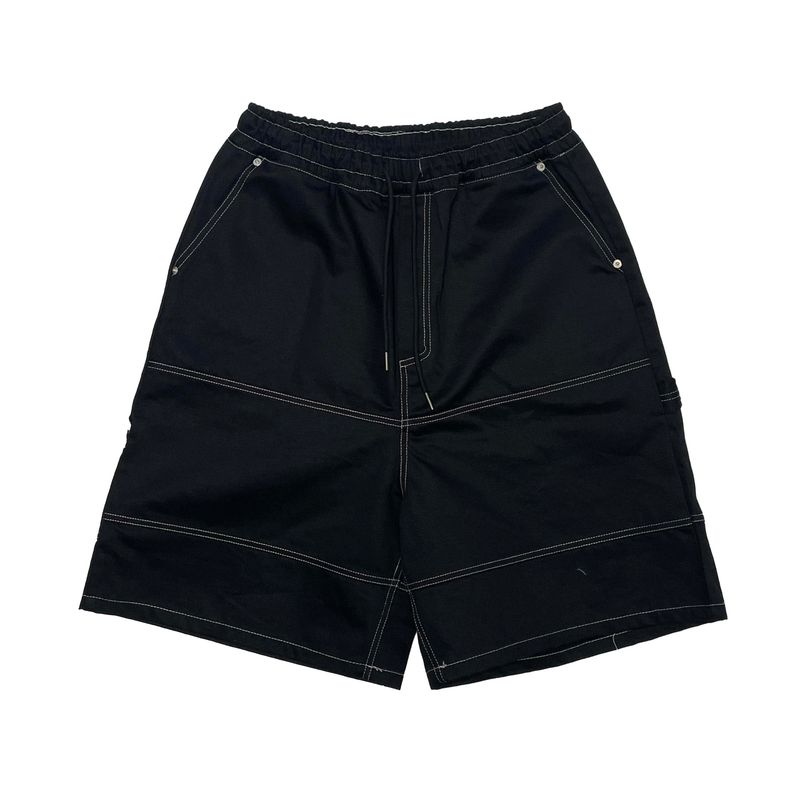 Stitch bermuda pants