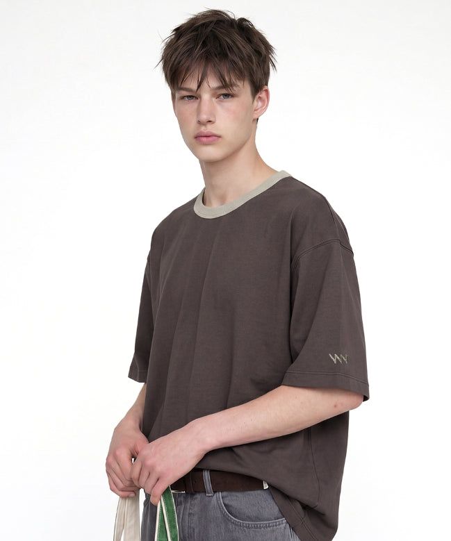 26SS★ Choker Pigment Ringer Short Sleeve T-shirt