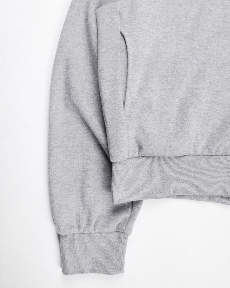  HIGHNECK CROP HOODIE ZIP-UP
