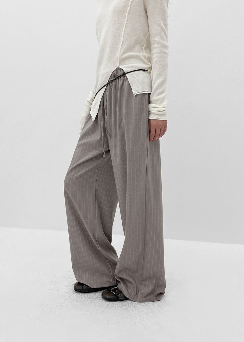 [MADE] Peplin Stripe Elastic Waist Pants