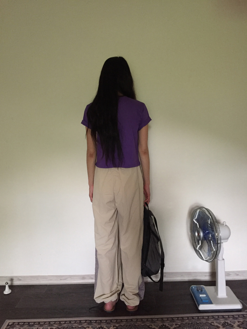 Pisso check string pants (2color)