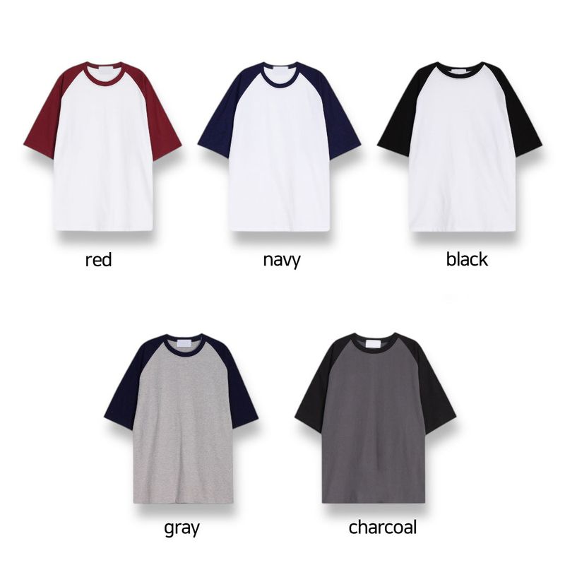 Basic Raglan Short-Sleeve T-Shirt