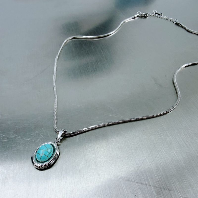 Framed Stone Necklace