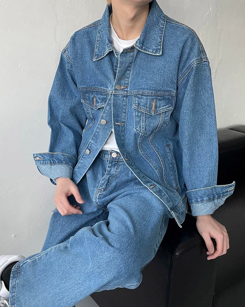 No. 57 Washing denim jacket (4 colors)