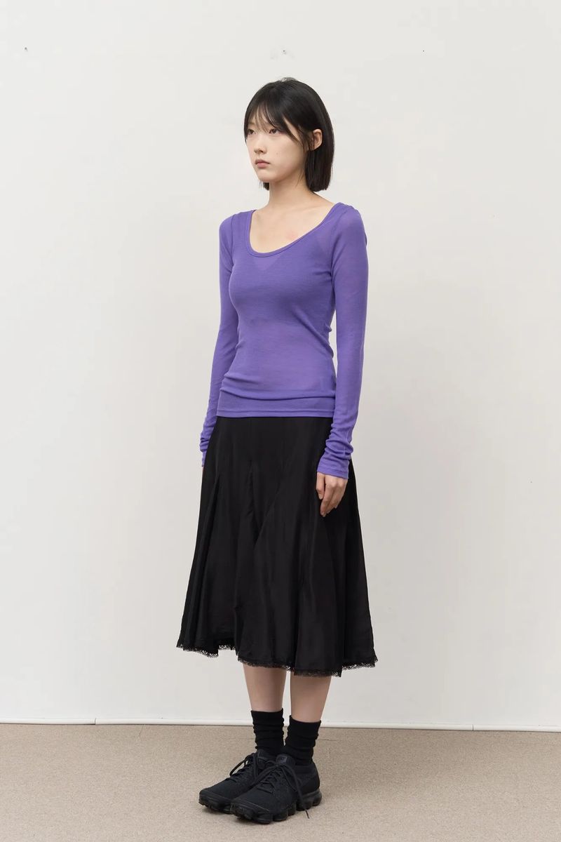 (W) Plave Tencel Top