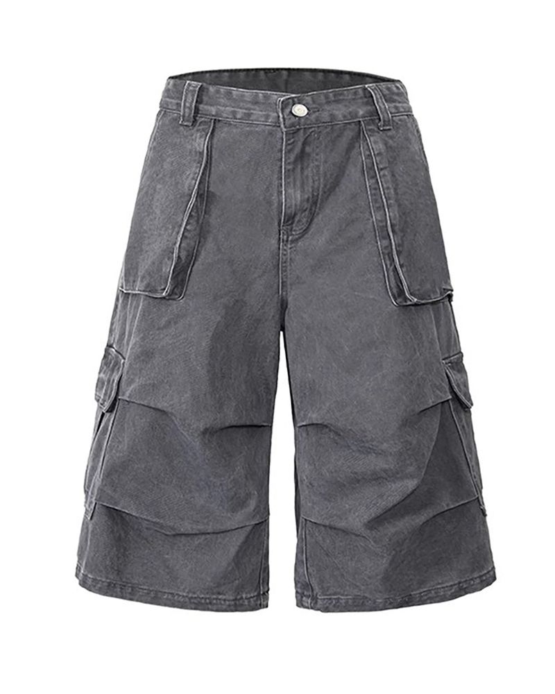 RUBINE 7‑PART CARGO BERMUDA PANTS