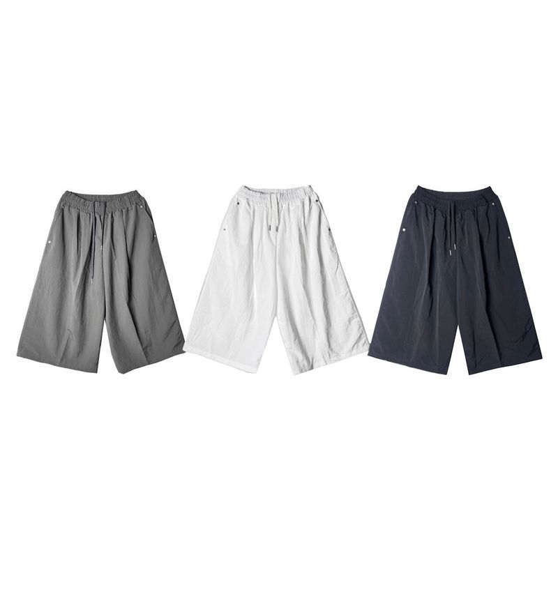 Roin Rivet Nylon Bermuda Pants 3C