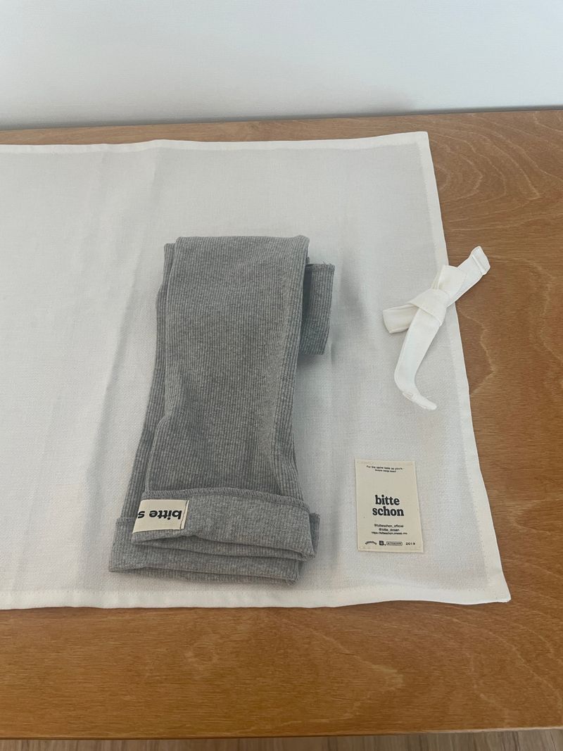 bitteschon label warmer (arms & legs)-grey