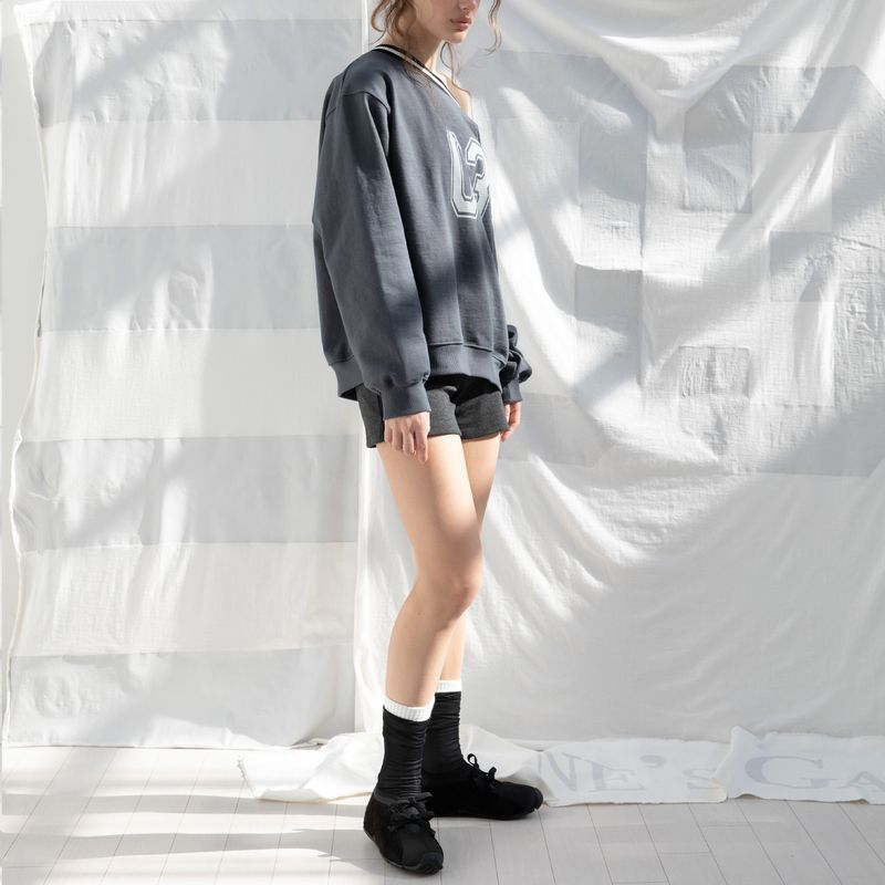 MINI SHORTS (GREY)