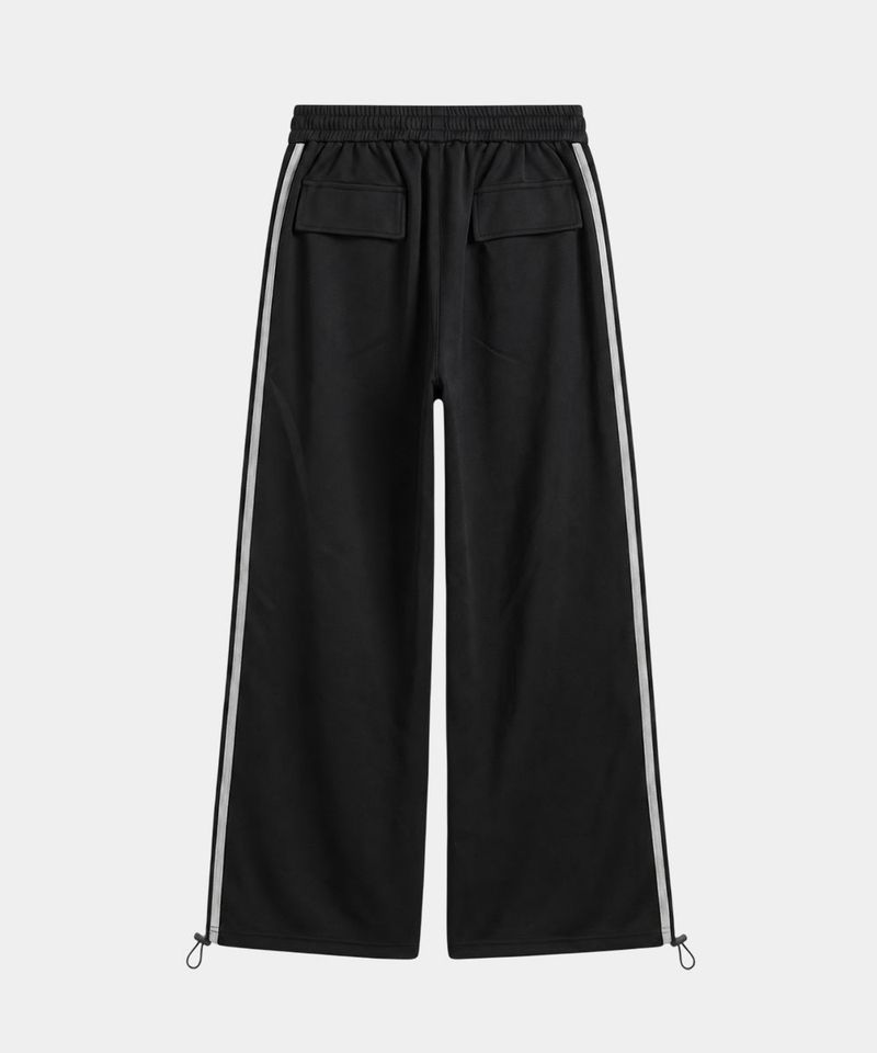 CITY SILVER TRACK WIDE PANTS