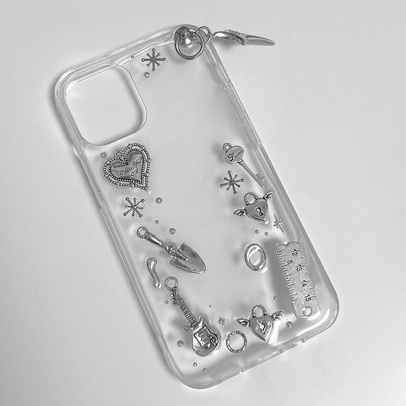[MADE] Silver Dot Resin Case