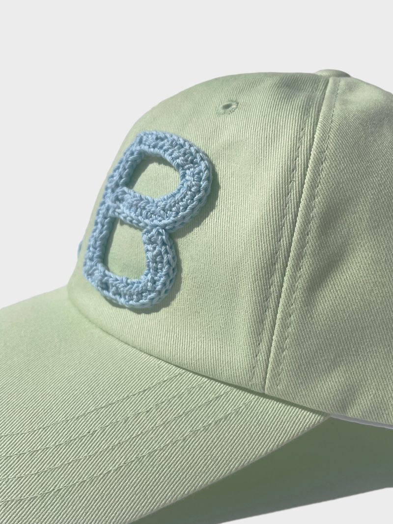 CUSTOM INITIAL CROCHET CAP