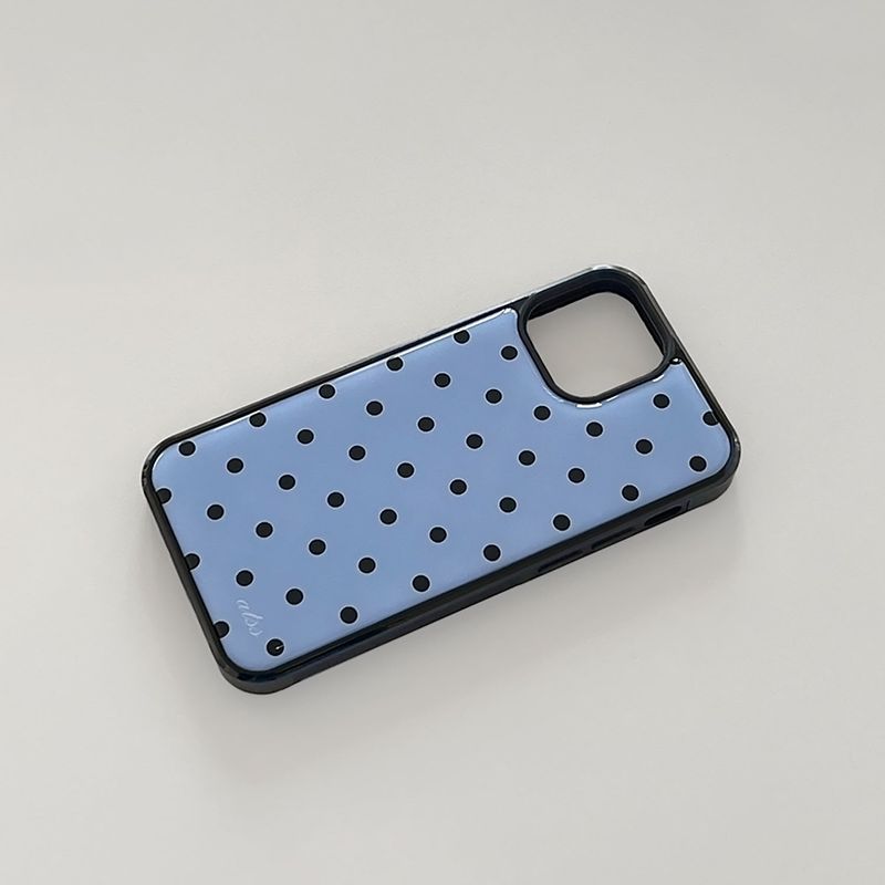 dot epoxy bumper case(cornflower blue)