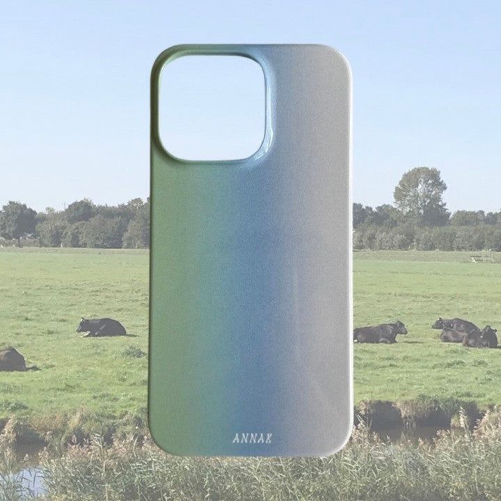 [grass and ocean gradation hard case]