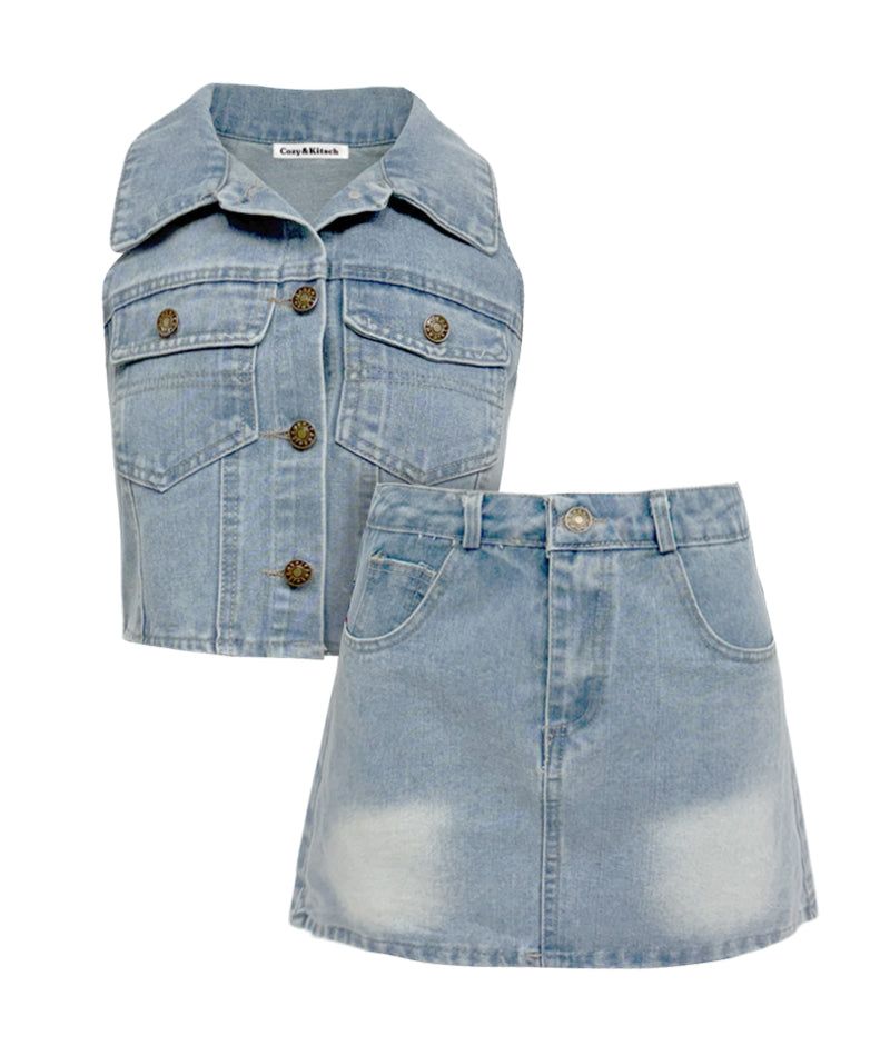 Cozy&Kitsch（コージーアンドキッチ）の「Monica Denim Set（Setup）」